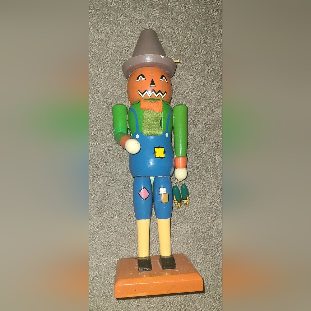 Vintage Jack-o'-lantern Nutcracker